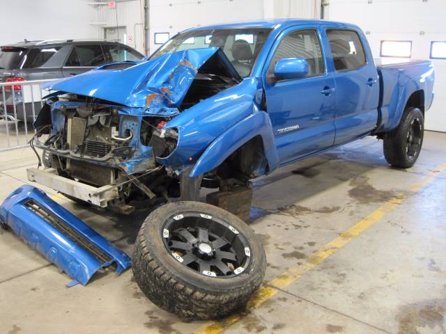 Damaged vehicle, before